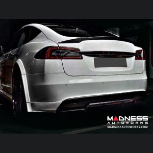 Tesla Model S Rear Diffuser Splitters - Carbon Fiber